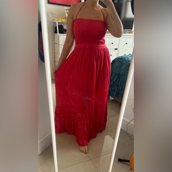 Red maxi dress size small - Picture 4 of 4